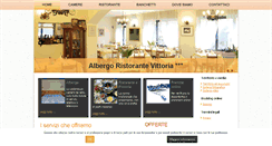 Desktop Screenshot of albergo-vittoria.com