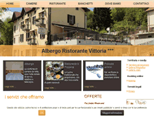 Tablet Screenshot of albergo-vittoria.com